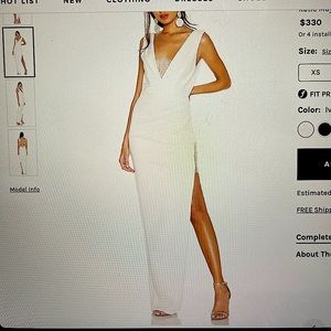 X NOEL AND JEAN The Unexpected Gown - white long bridal gown